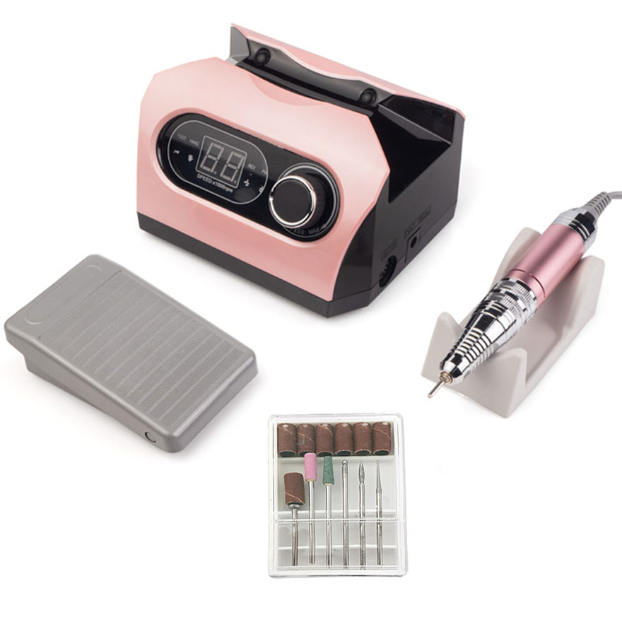 Manicure machine ZS-717 BUCOS Pink (65W / 35000 rev.)