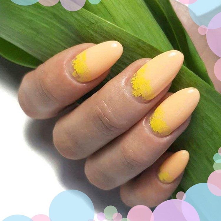 Kira Nails gel varnish No. 020 (pink-peach, neon), 6 ml