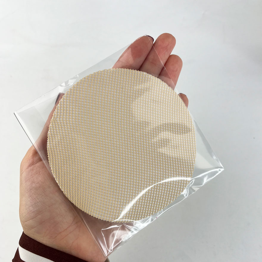 Elastic net for bun, beige