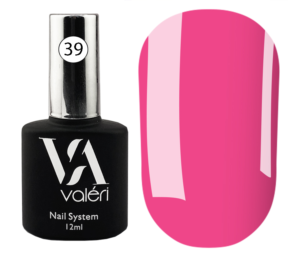Valeri База для ногтей French Basa neon 039 (неоновый розовый Барби), 12 мл Valeri База для ногтей French Basa neon 039 (неоновый розовый Барби), 12 мл