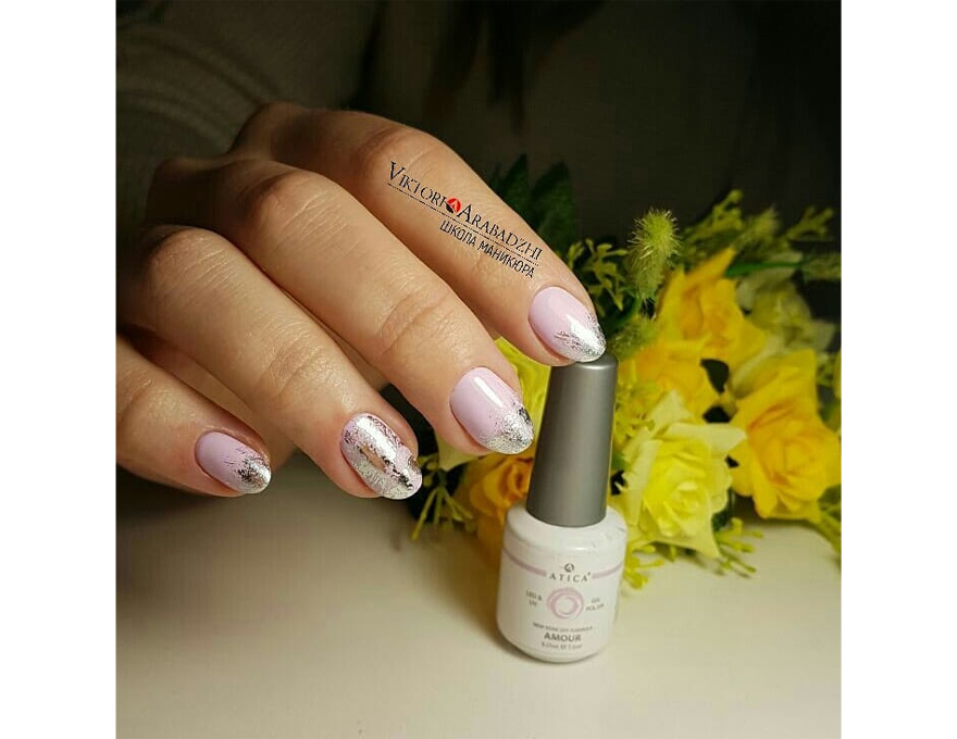 Atica Amour GPM80 gel-varnish (delicate lilac, enamel), 7.5 ml