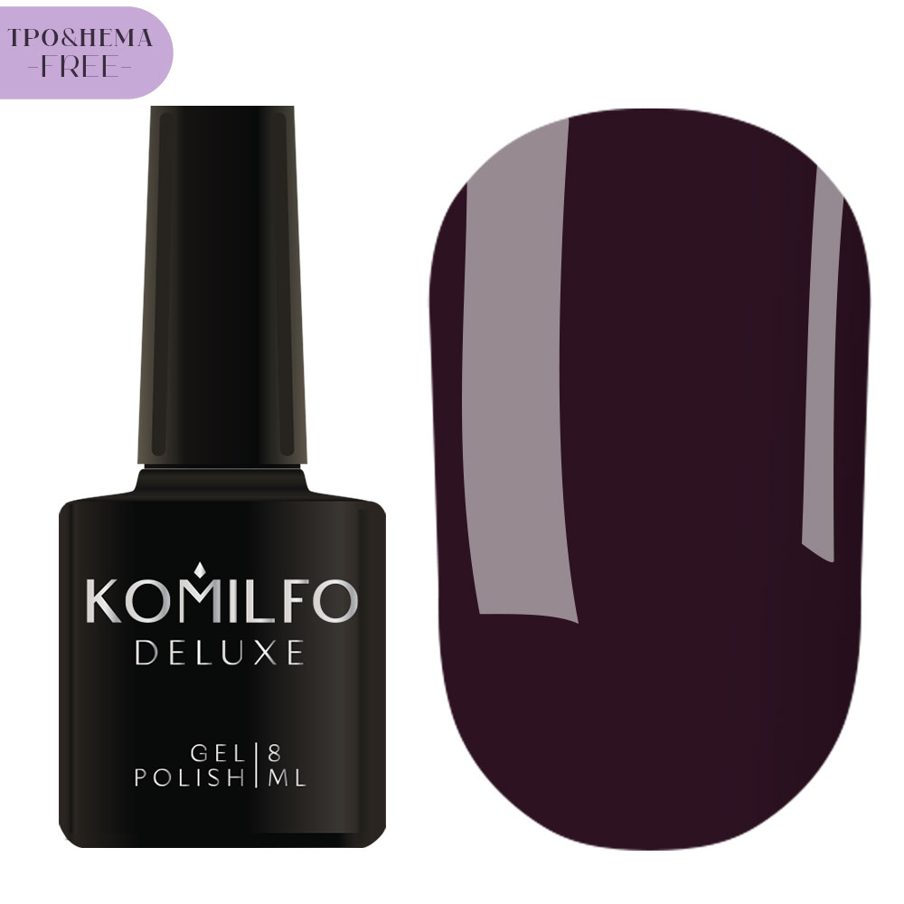 Gel varnish Komilfo DeLuxe Termo C003 (light brown, when heated - bright light green), 8 ml