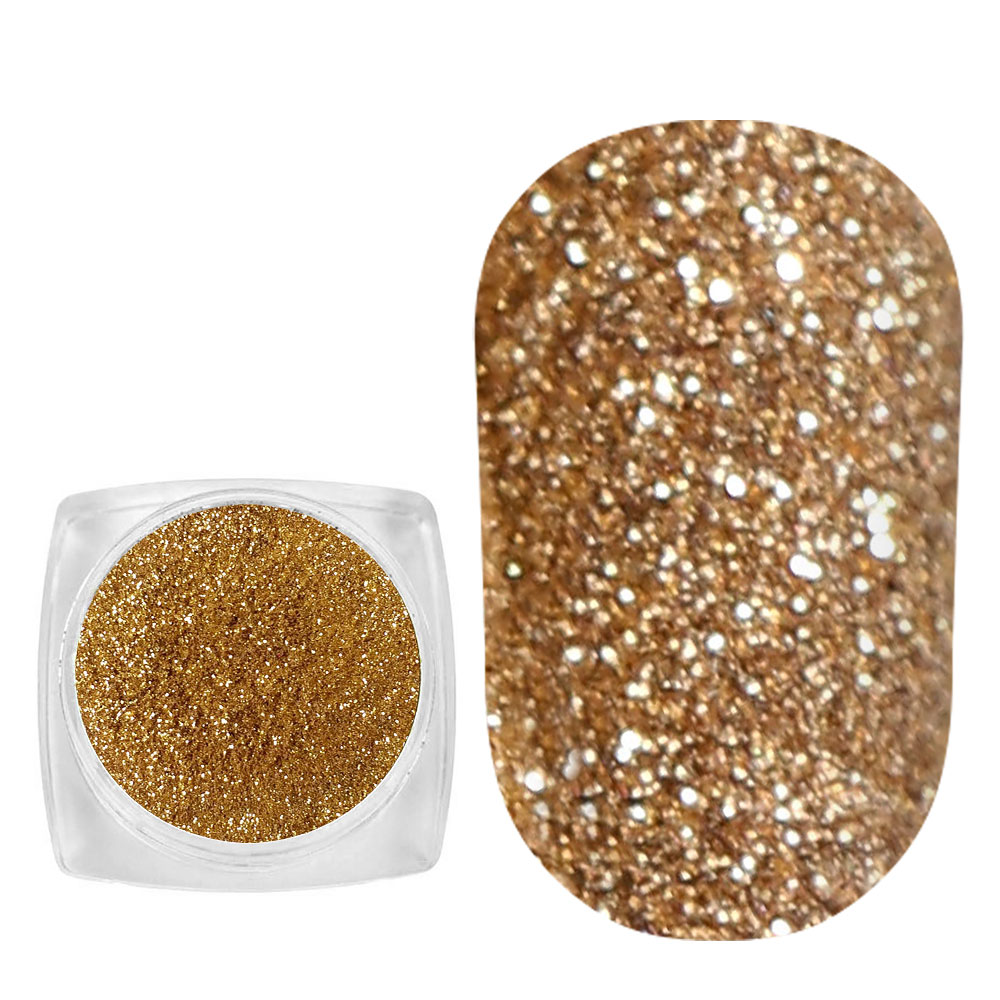 Komilfo spangles 106, size 0.08 mm, (cold gold) E, 2.5 g