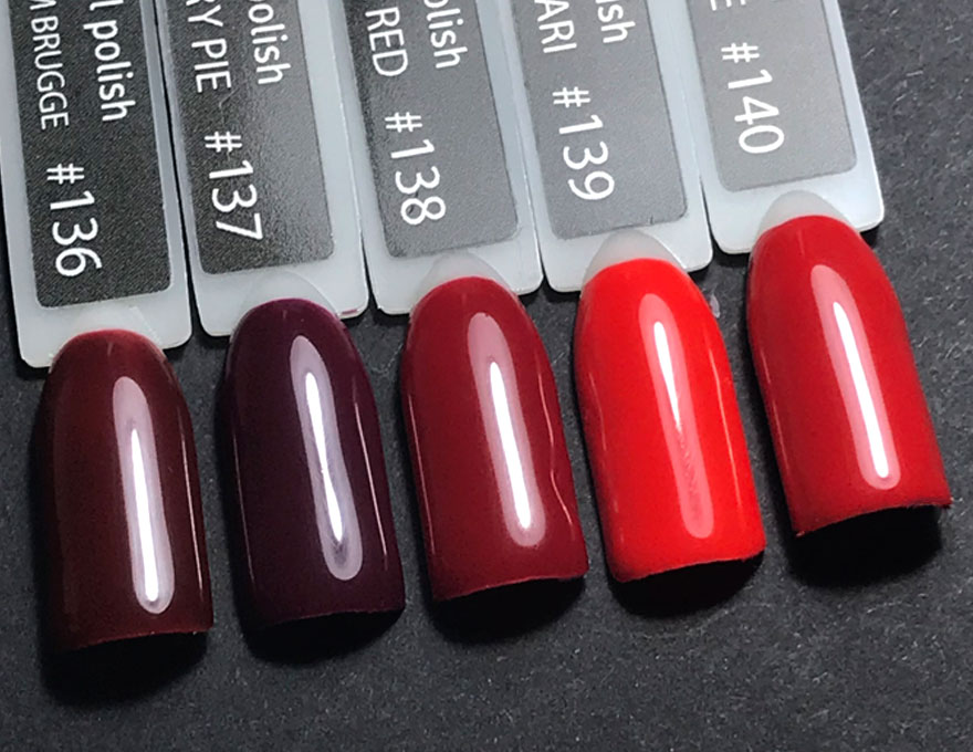 Гель-лак NUB 140 Moulin Rouge (насичений червоний, емаль), 8 мл Гель-лак NUB 140 Moulin Rouge (насичений червоний, емаль), 8 мл