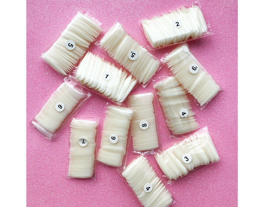 Matte tippy shaped algae, different sizes, 600 pcs