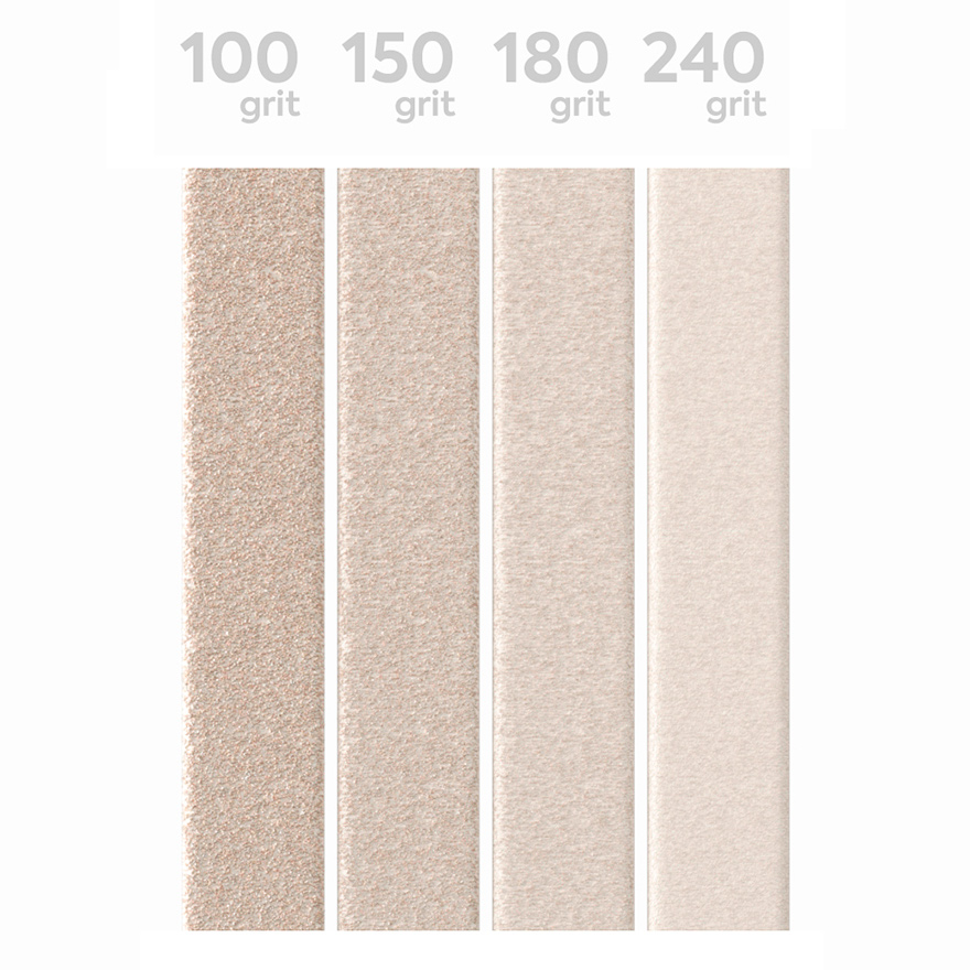Wonderfile File-strip in white on foam 105x18mm - 150 grit for a saw 160x18 mm (50 pcs/pack)
