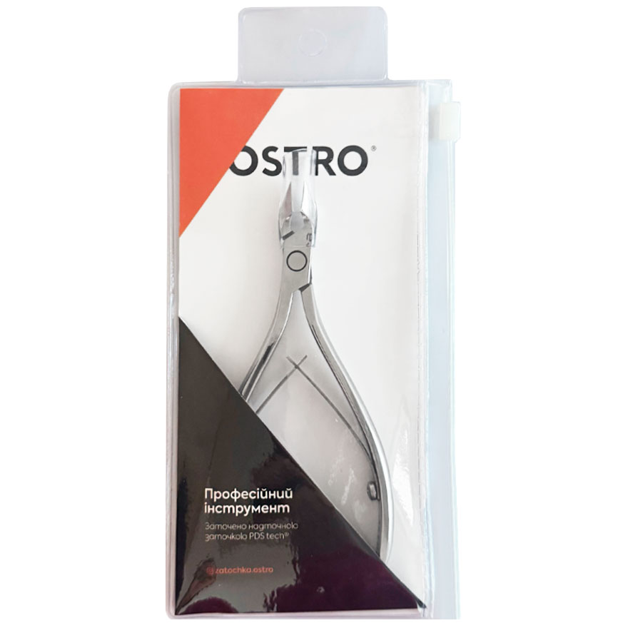 OSTRO professional nippers L, 11-12 mm (cuticle nippers) OSTRO professional nippers L, 11-12 mm (cuticle nippers)