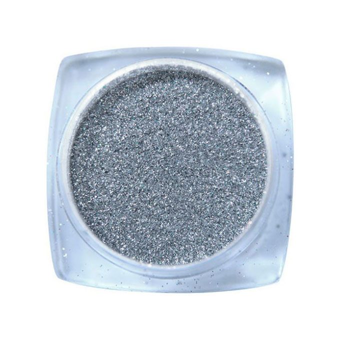 Komilfo spangles 002, size 0.1 mm, (silver, hologram), 2.5 g