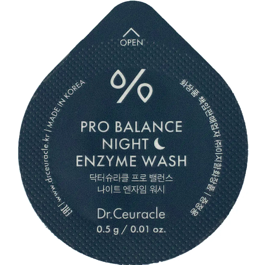 Dr.Ceuracle Enzyme evening powder with probiotics Pro-Balance Night Enzyme Wash, 0.5 g