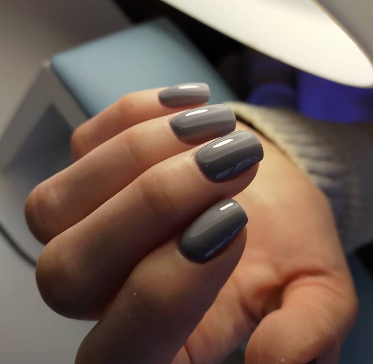 MOON FULL color Gel polish No. 153 gel-varnish (gray-lilac, enamel), 8 ml