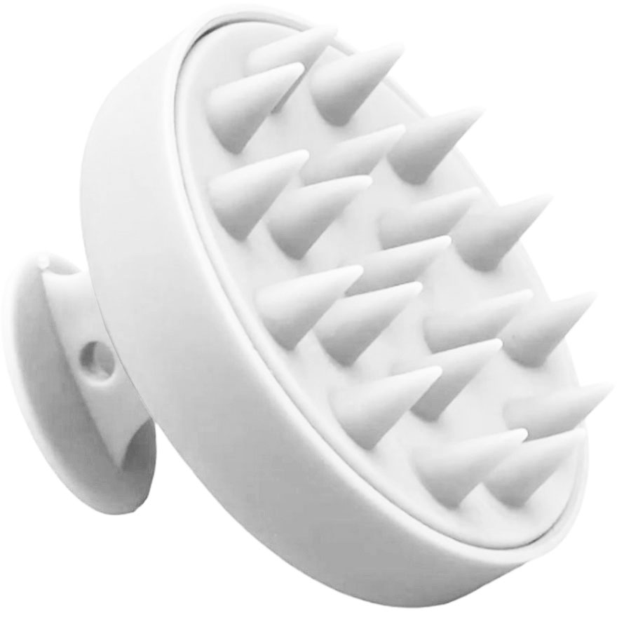 Massage silicone scalp brush, lilac