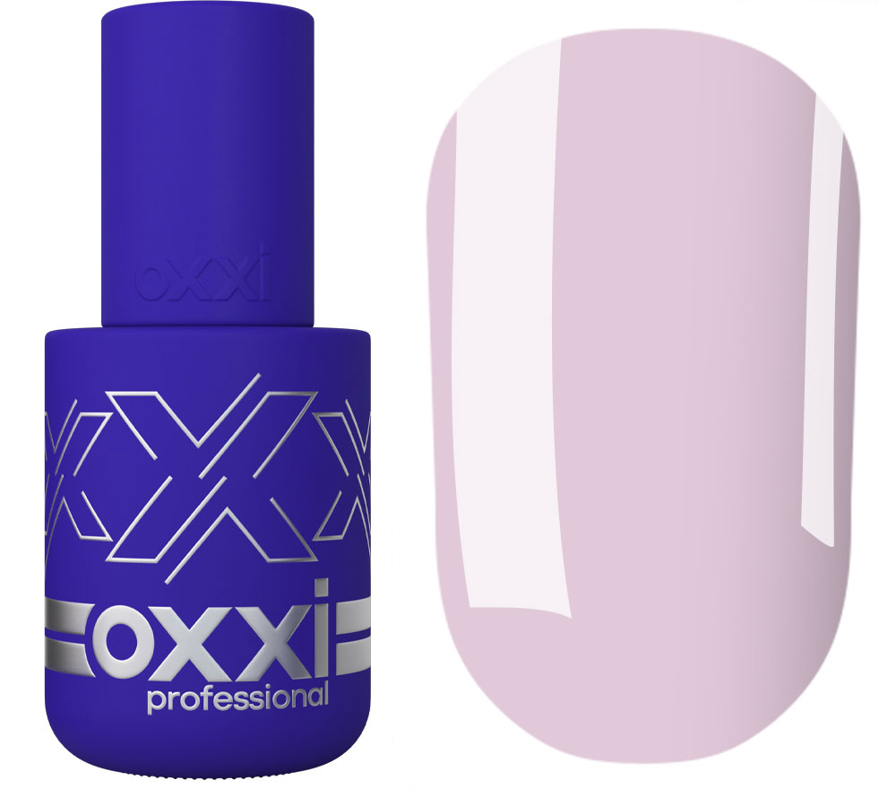 OXXI Гель-лак для ногтей №305 (йогуртово-розовый, эмаль), 10 мл