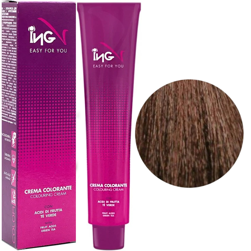 ING PROFESSIONAL Professional cream-paint 5.4 light chestnut copper, 100 ml