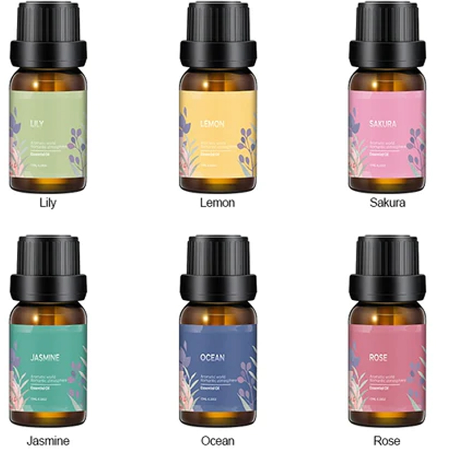 Essential Oil Set Aromatic World - A set of aromatic water-soluble oils (6 * 10 ml)