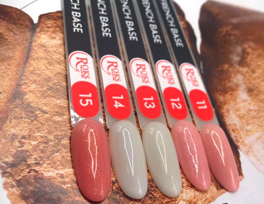Roks База для ногтей Base Rubber French №012, 12 мл
