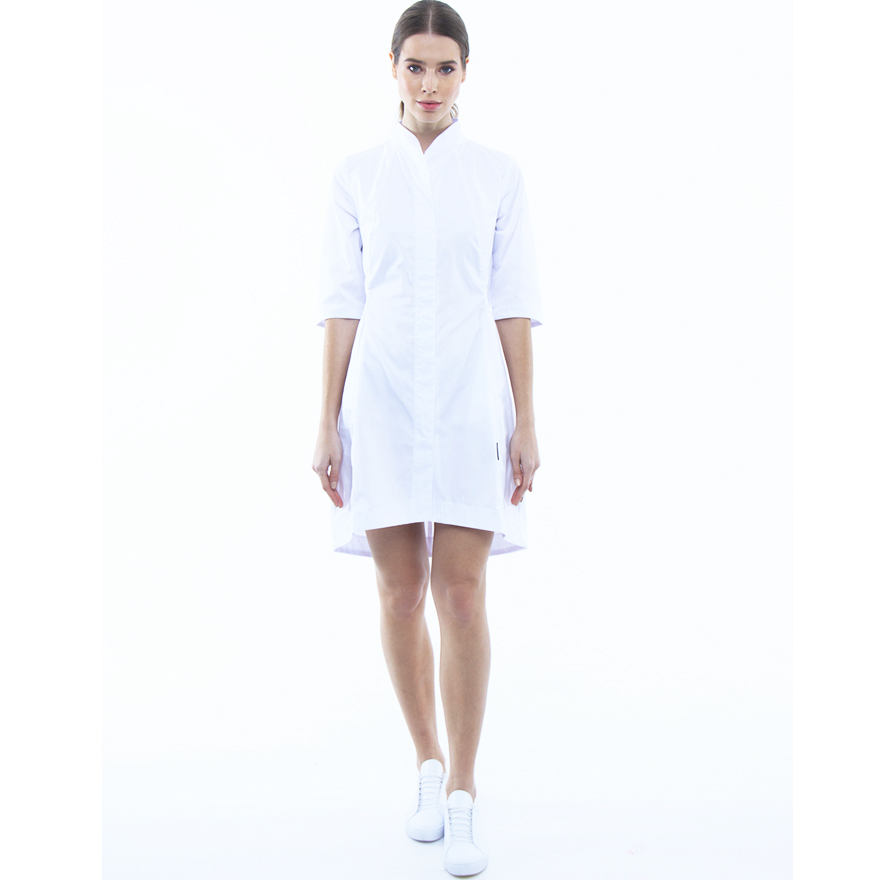 Bathrobe 134, white, rozmir 48