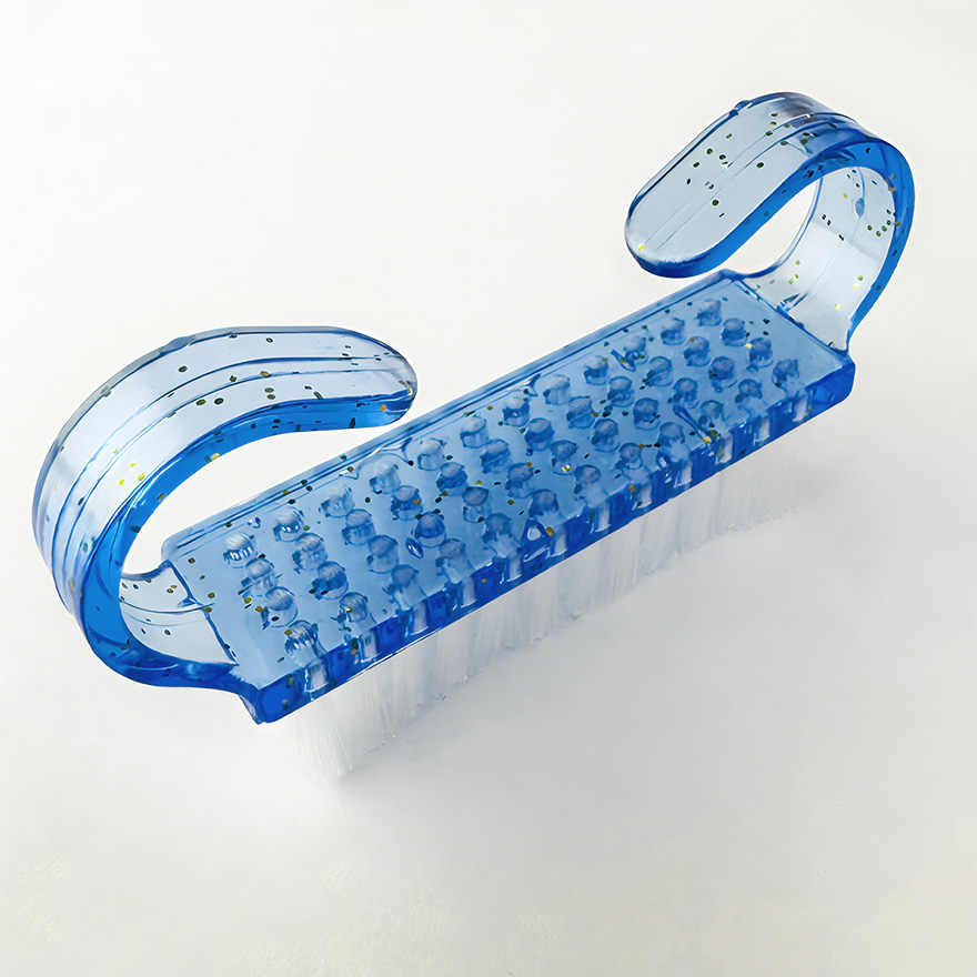 Brush for removing dust, for nails without handle, mini (blue) Brush for removing dust, for nails without handle, mini (blue)