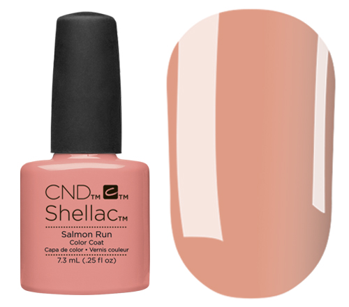 CND Shellac Salmon Run Gel Polish, 7.3 ml