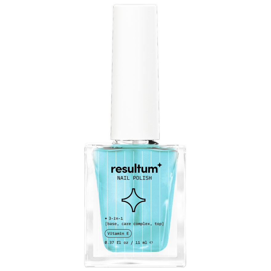 Resultum Прозорий зміцнювач Resultum Nail Polish Vitamin E 3-in-1: base, care complex, top, 11 мл