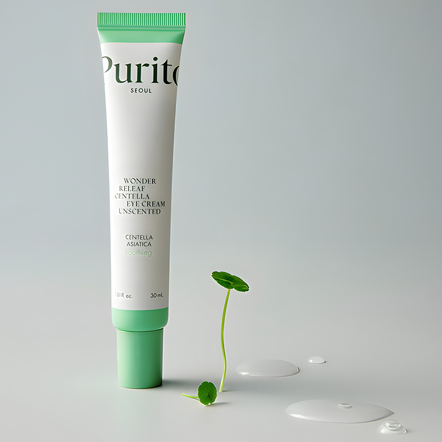 Purito Eye cream with centella and peptides without essential oils Wonder Releaf Centella Eye Cream Unscented, 30 ml