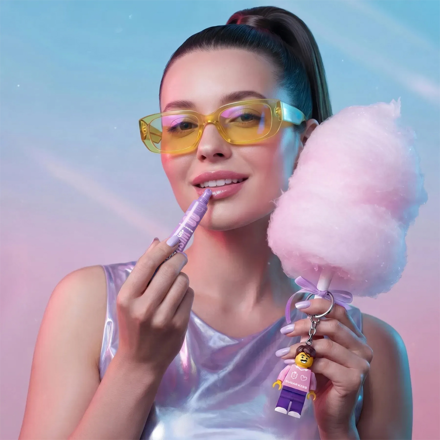 WISHLIST Бальзам-блиск для губ Lip Gloss Balm - Sugar Kiss + Іграшка-брелок "Лего Олєга", 10 мл