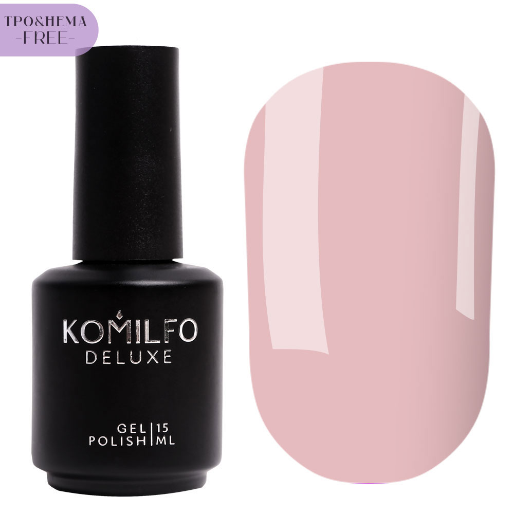Gel varnish Komilfo DeLuxe Termo C003 (light brown, when heated - bright light green), 8 ml
