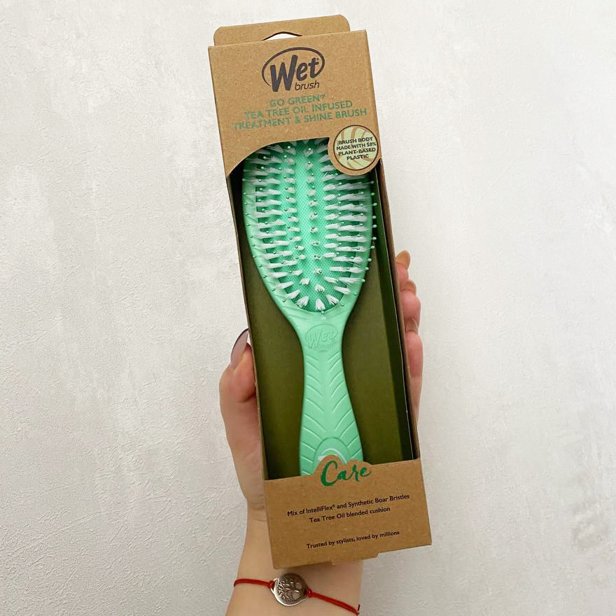 WET BRUSH Hair brush GO GREEN Treatment - Tea Tree Oil