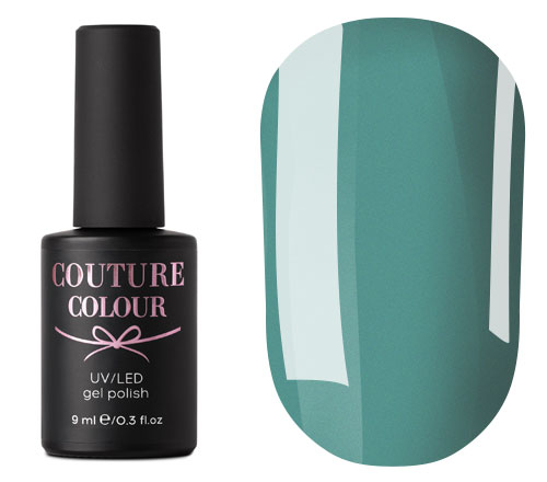 Гель-лак Couture Colour LE 45 (бледный бирюзовый, эмаль), 9 мл