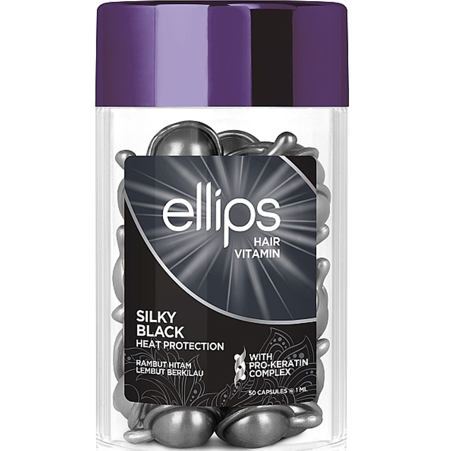 Ellips Hair Vitamin Pro Keratin Hair vitamins "Silk Night" with Pro-Keratin Complex, 50*1 ml