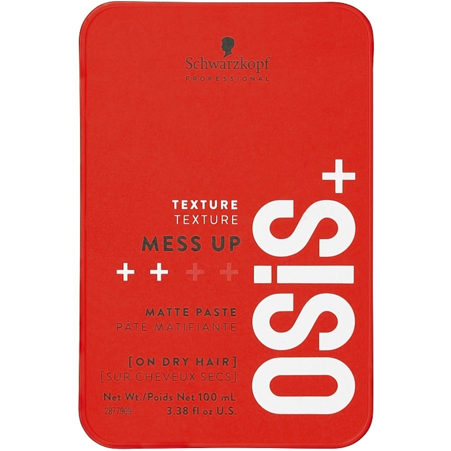 Schwarzkopf OSIS + Mess Up Matt Gum - matte hair wax for medium hold, 100 ml