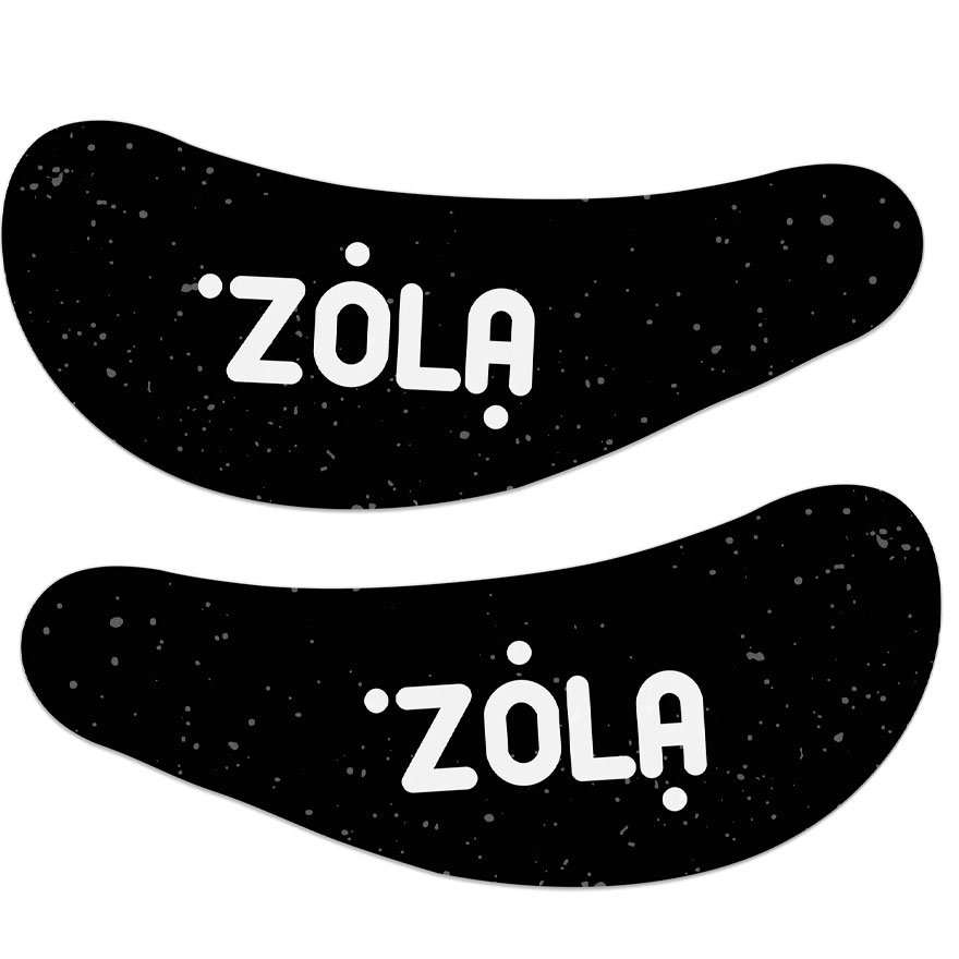 ZOLA Патчи многоразовые силиконовые для глаз Reusable Silicone Eye Patches - черные, 1 пара