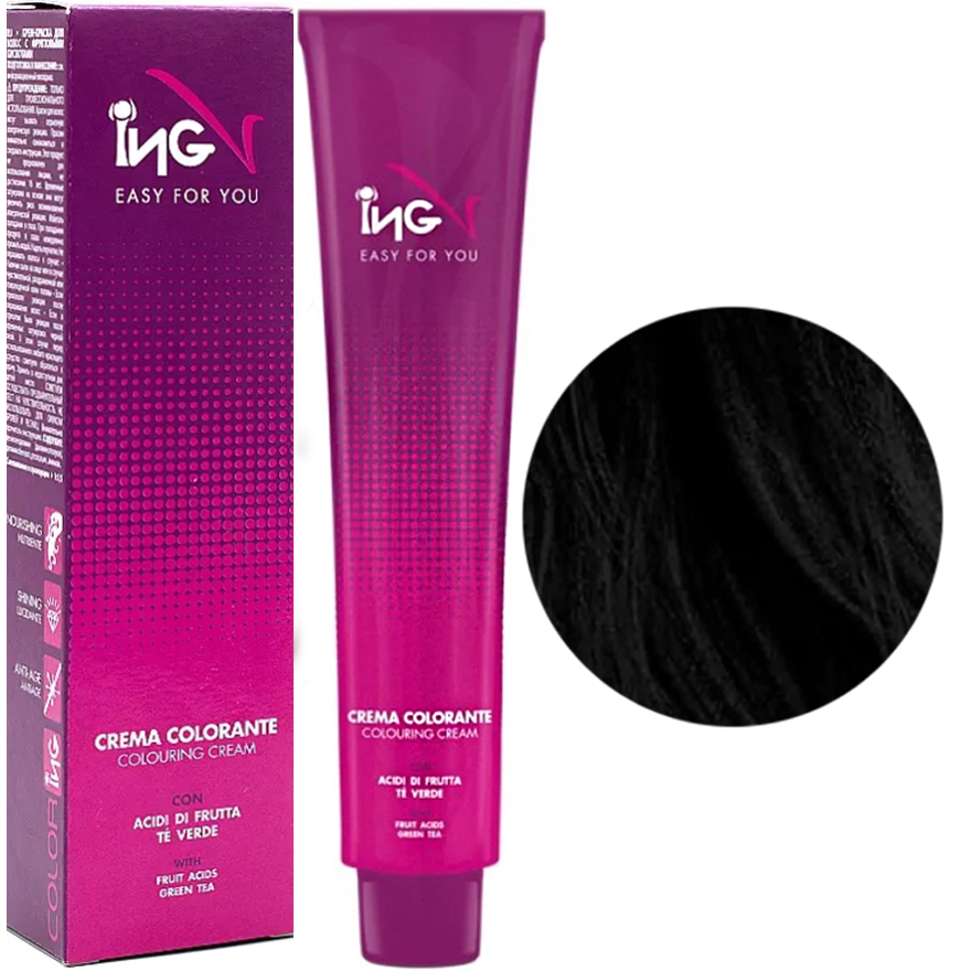 ING PROFESSIONAL Professional cream-paint 1 black, 100 ml