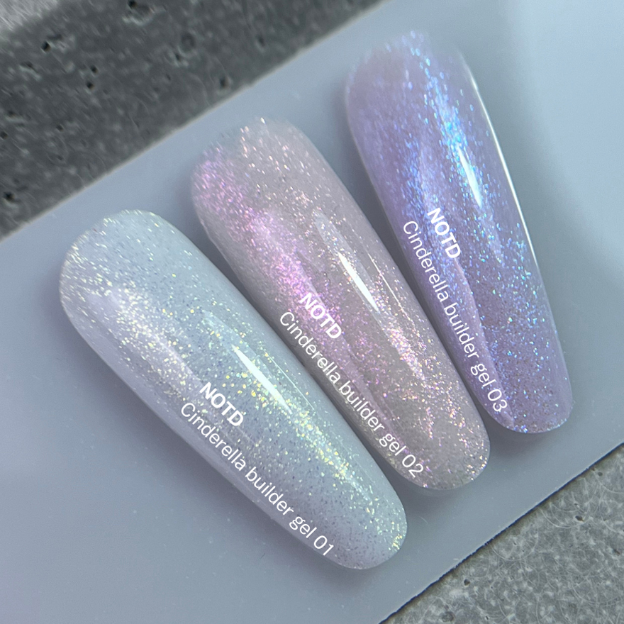 Nails Of The Day Гель для ногтей Cinderella builder gel 01, 15 г