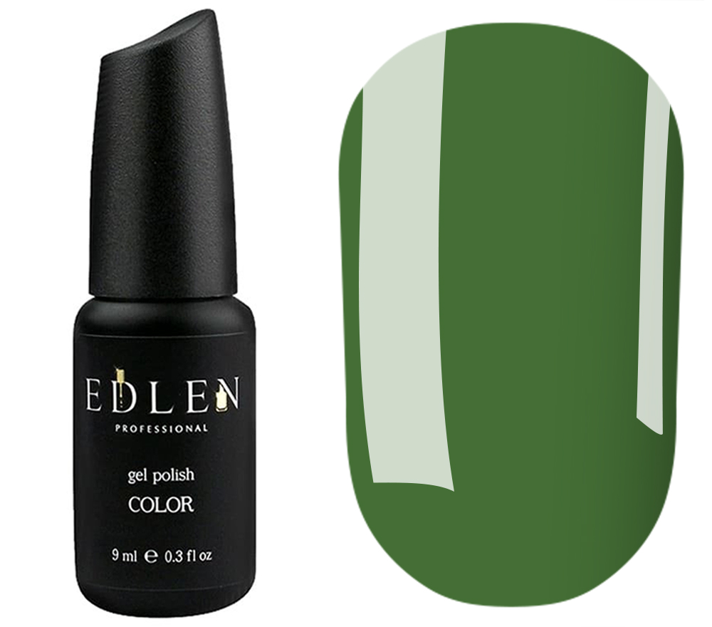 Edlen Gel nail polish 060 (khaki, enamel), 9 ml