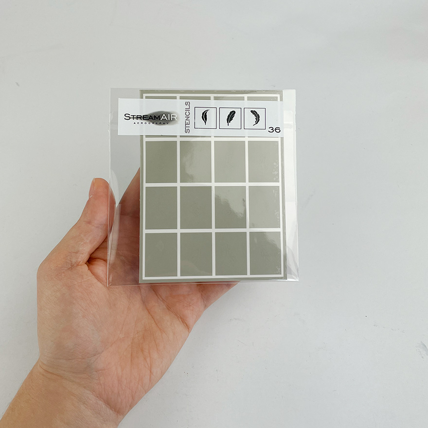 StreamAIR Airbrush stencil No. 36