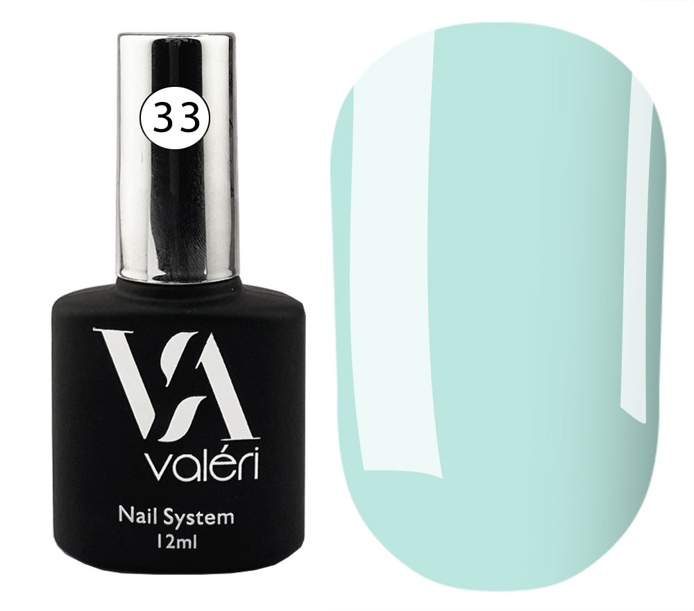 Valeri Nail base French Base 033 (mint blue), 12 ml Valeri Nail base French Base 033 (mint blue), 12 ml