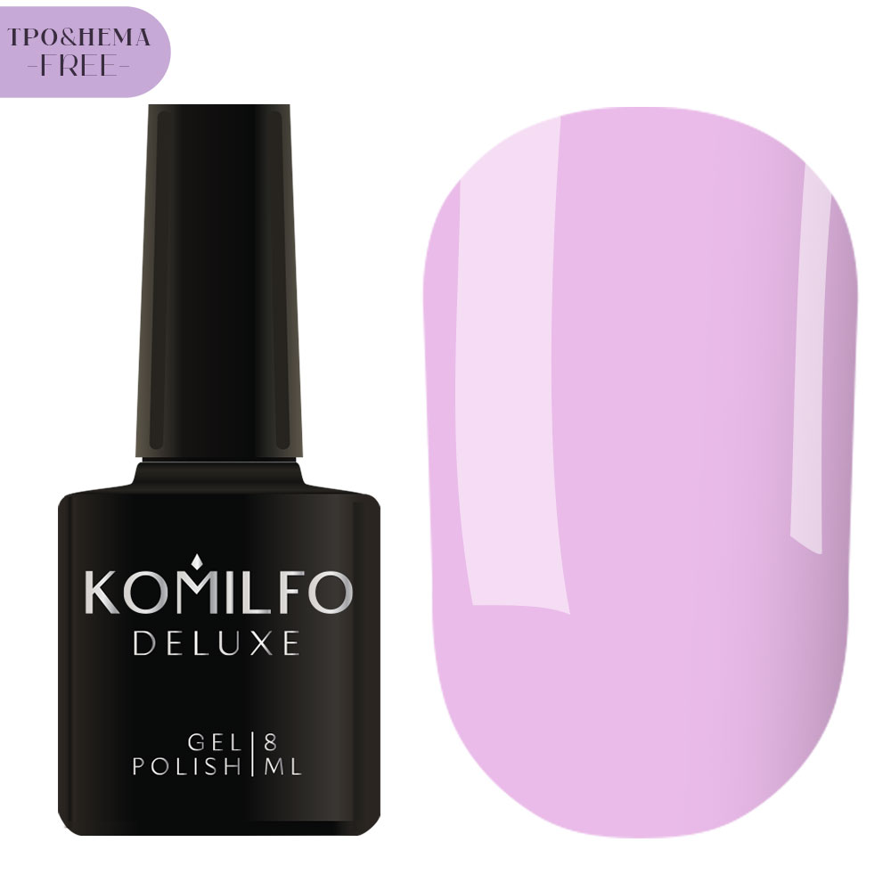 Gel varnish Komilfo DeLuxe Termo C003 (light brown, when heated - bright light green), 8 ml
