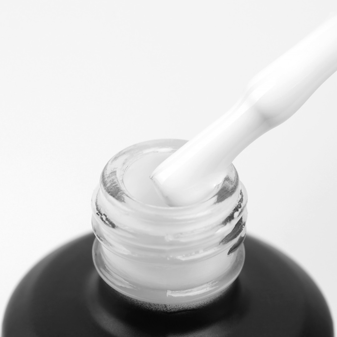 Komilfo PolyGel 004 Intense White (bright white, very dense, for a smile), 15 ml