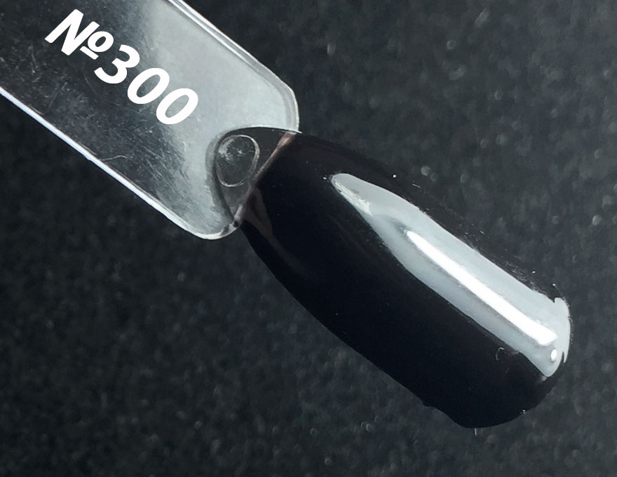 Гель-лак GLOSS 300 (черный), 11 мл