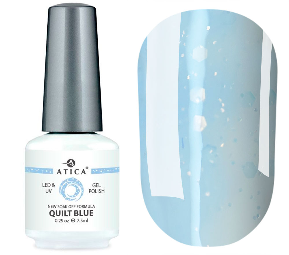 Gel polish Atica GPM275 Quilt Blue 7.5 ml