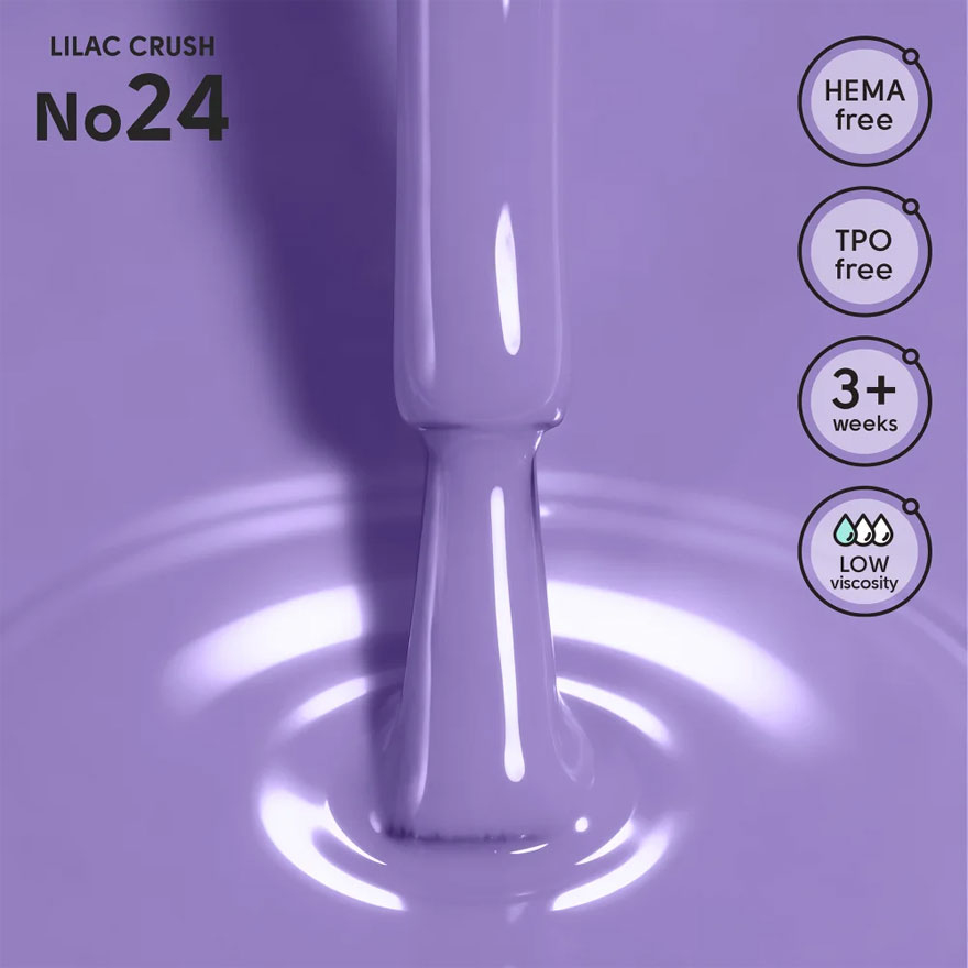 Shelly Гель-лак Lilac Crush 24, 12 мл