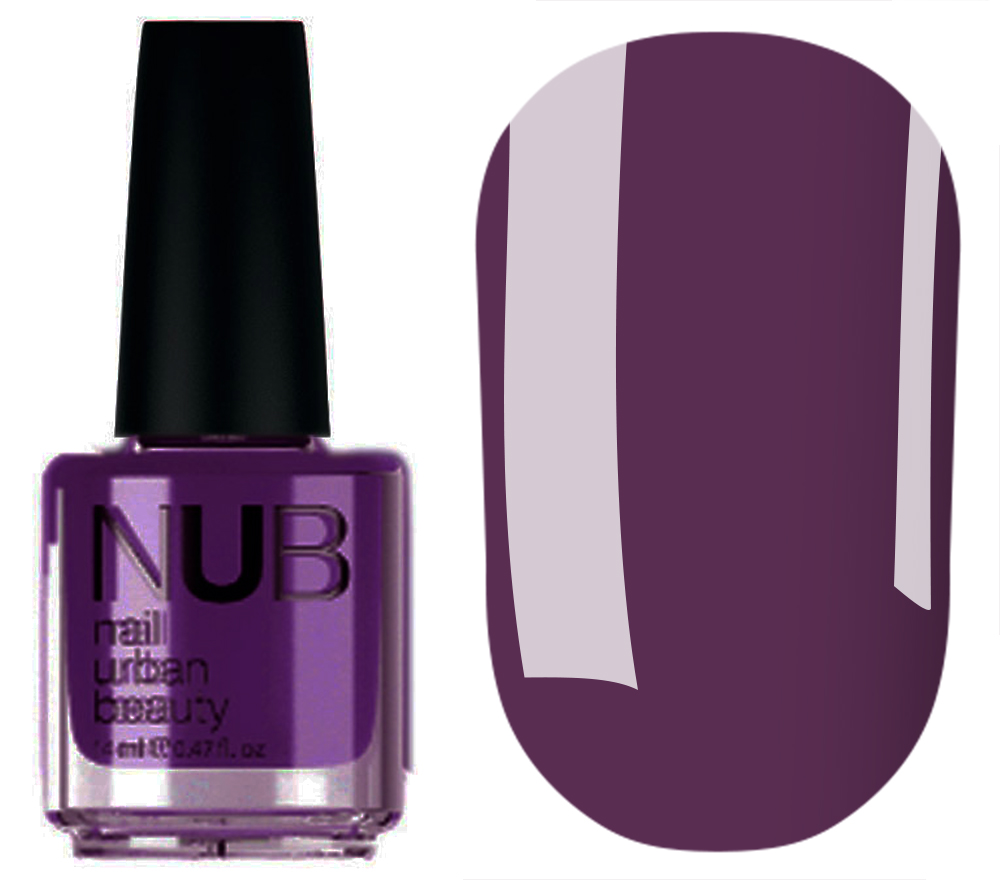 Nail polish NUB 057 It's a Friday Night (muted purple, enamel), 14 ml