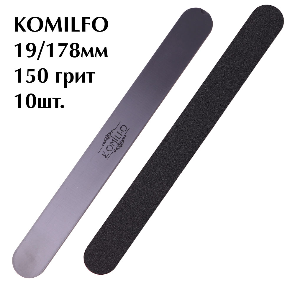Komilfo replacement abrasive for files 17.8 cm / 150 grit, 10 pcs. Komilfo replacement abrasive for files 17.8 cm / 150 grit, 10 pcs.