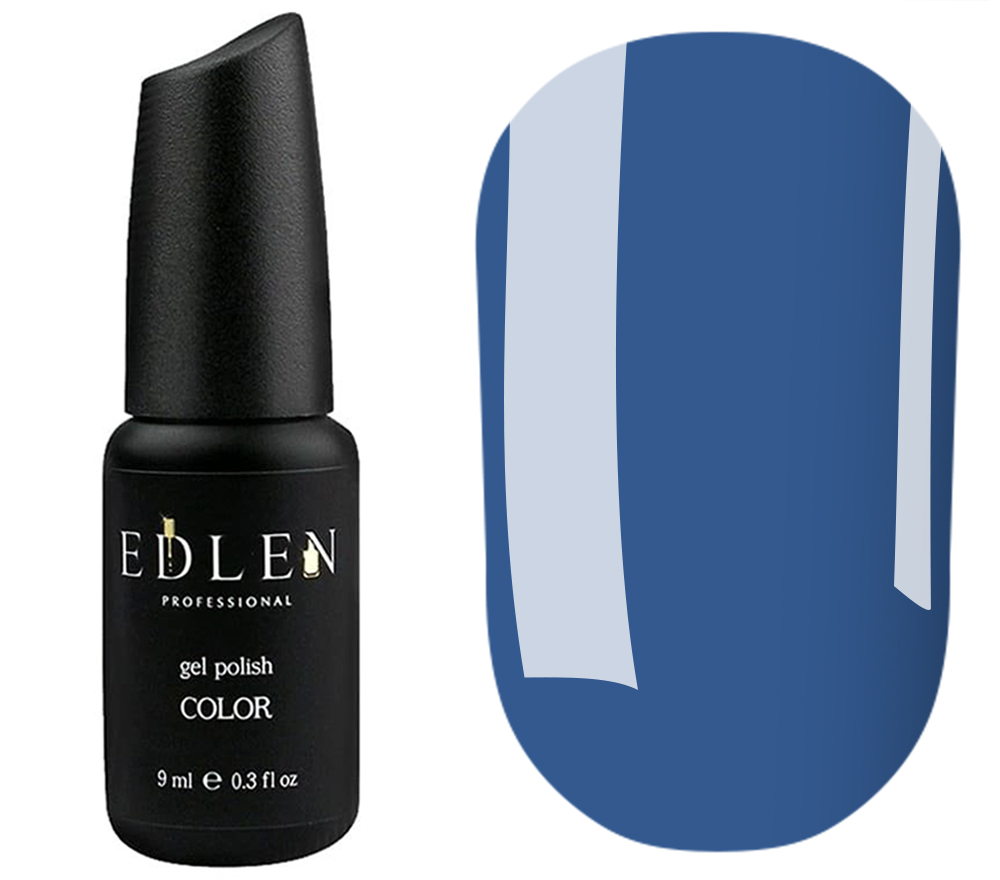Edlen Gel nail polish 055 (muted blue, enamel), 9 ml