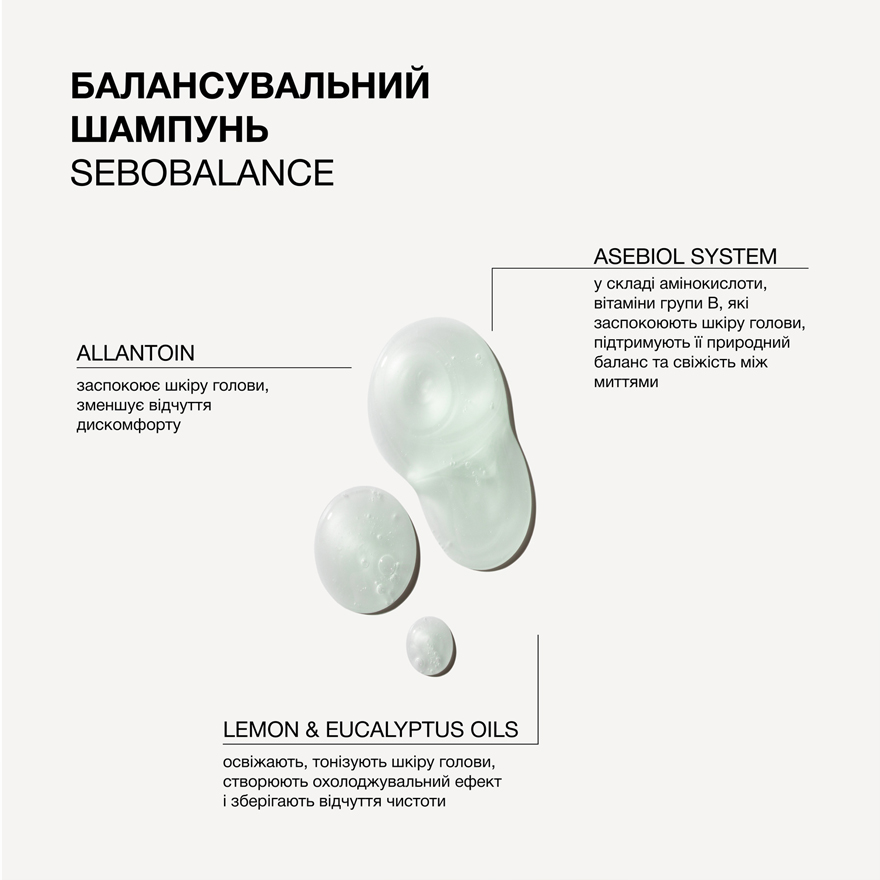 Triology Балансувальний шампунь для волосся і шкіри голови схильних до жирності Sebobalance, 500 мл