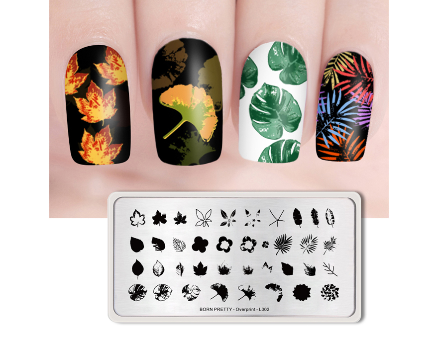 Born Pretty Пластина для стемпінгу Overprint L002 Born Pretty Пластина для стемпінгу Overprint L002