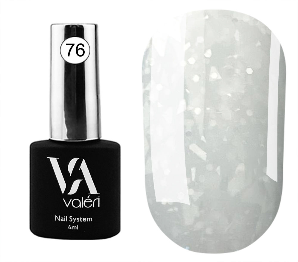 Valeri Nail base Flakes Base 076, 6 ml