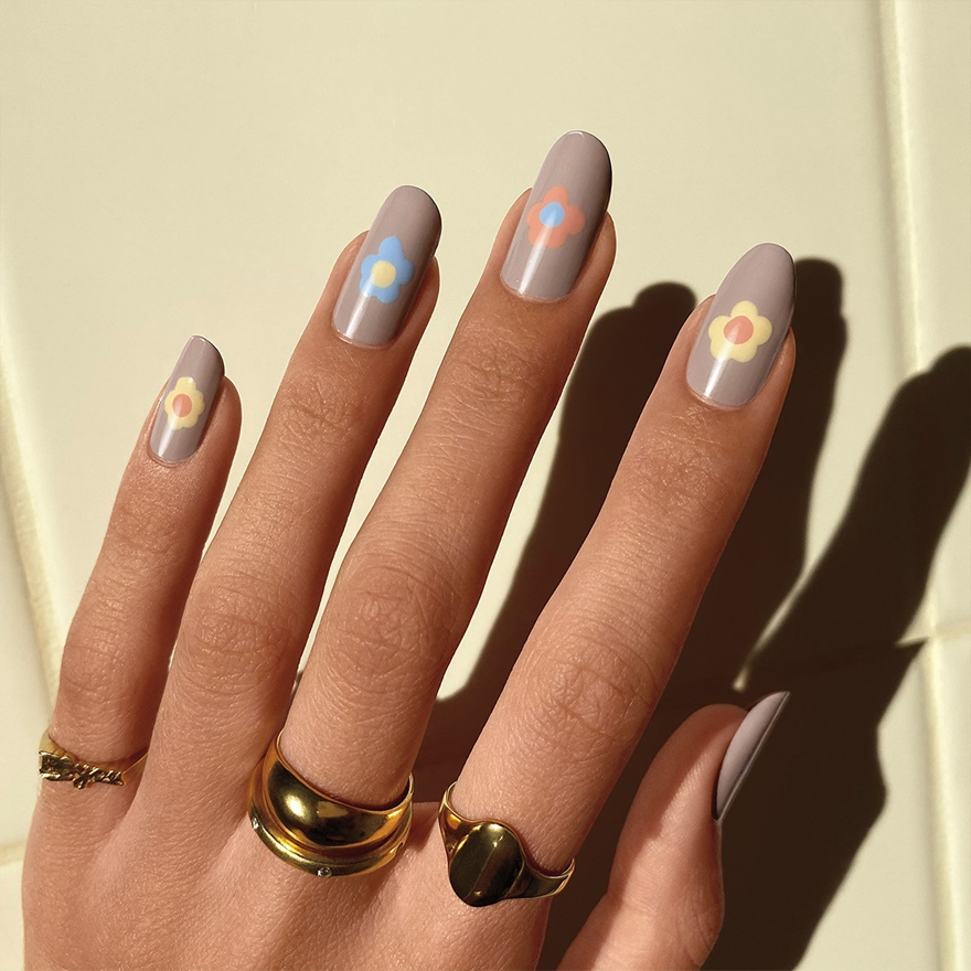 Varnish CND Vinylux - Change Sparker (375) (gray-beige, enamel), 15 ml