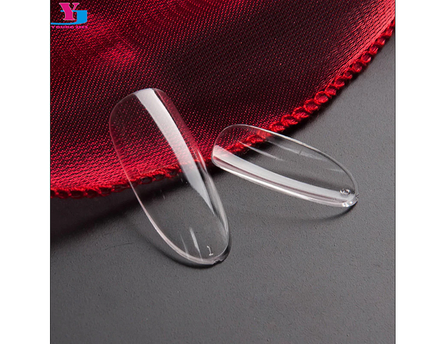 Oval nail tips, different sizes, transparent, 500 pcs Oval nail tips, different sizes, transparent, 500 pcs