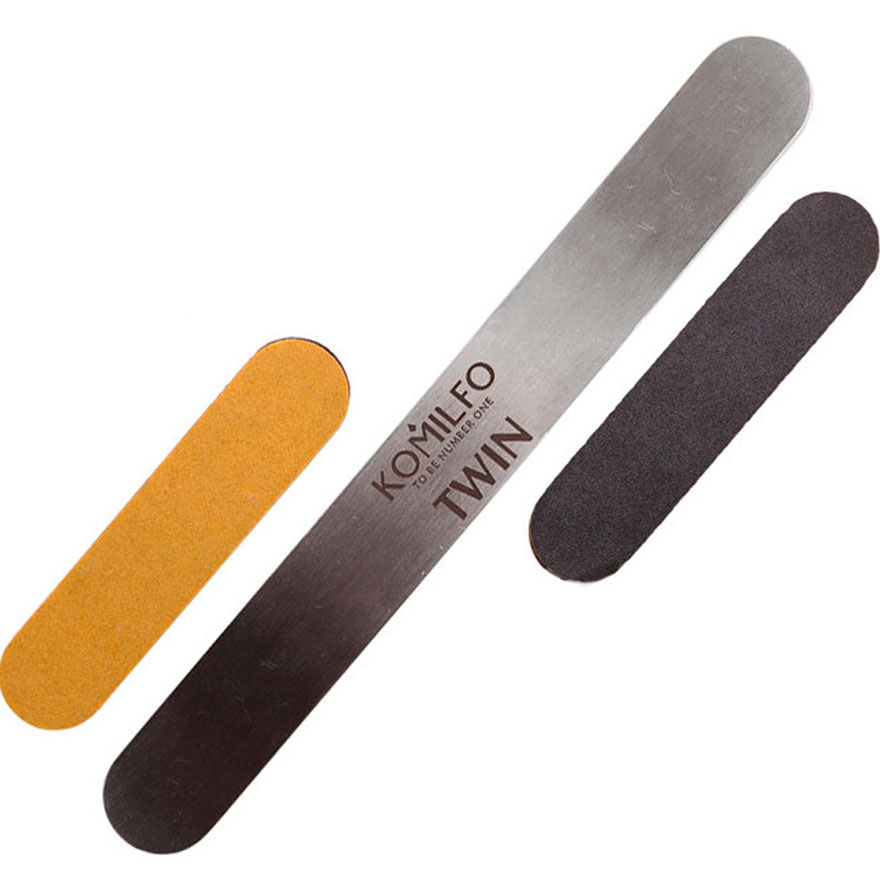 Komilfo replacement files for manicure - MINI BUFF, 360 grit, 18/75 mm, 50 pcs